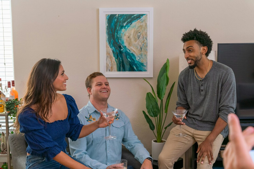 diverse group discussing ideas